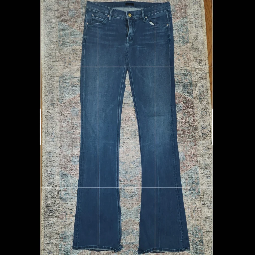 MOTHER Dark Blue Flare Jeans Size 29 - Picture 2 of 6